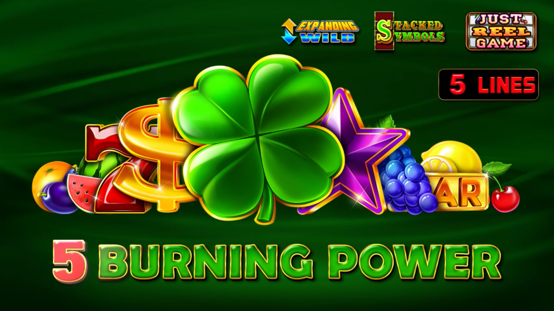 egt games supreme green selection 5 burning power