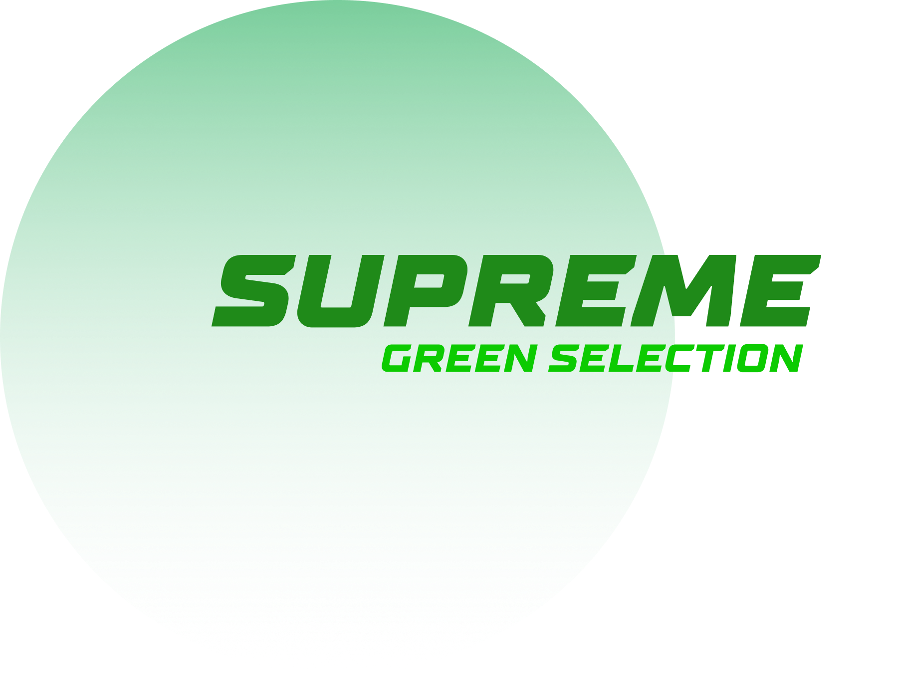 superme green selection