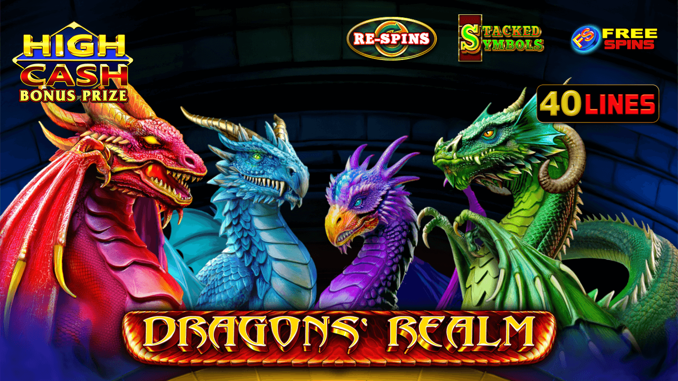 egt games jackpot supreme purple selection dragons realm high cash bonus prize