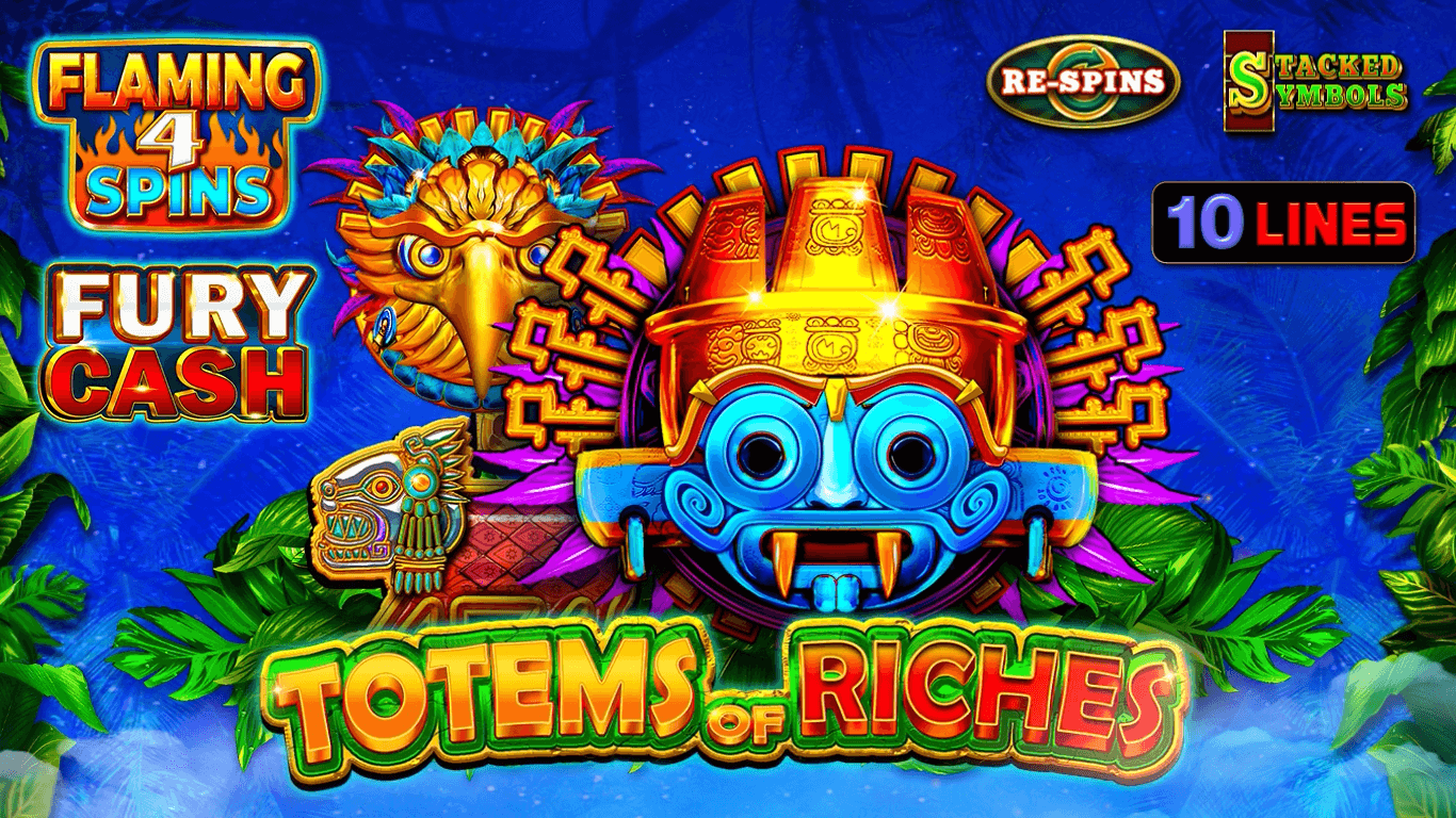 egt games supreme red selection totems of riches fury cash flaming 4 spins