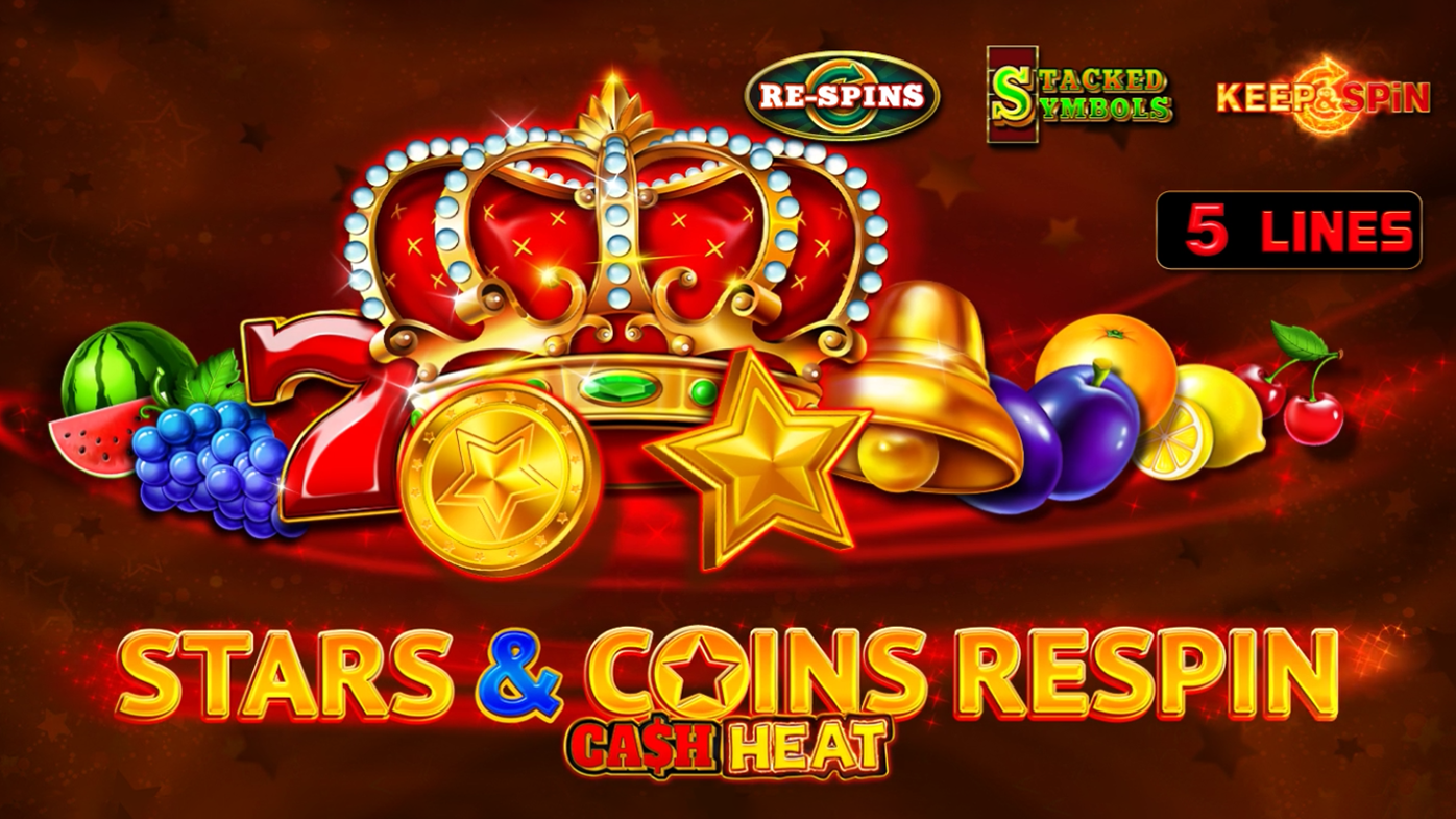 stars and coins respin cash heat