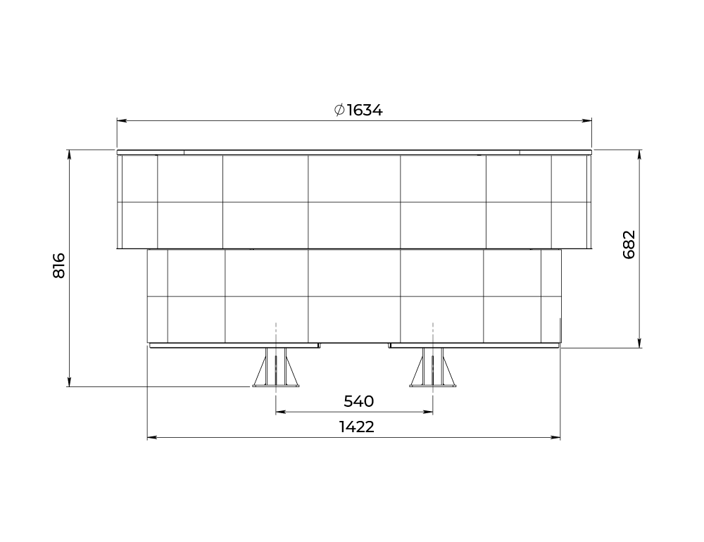 scheme panel circle two stage