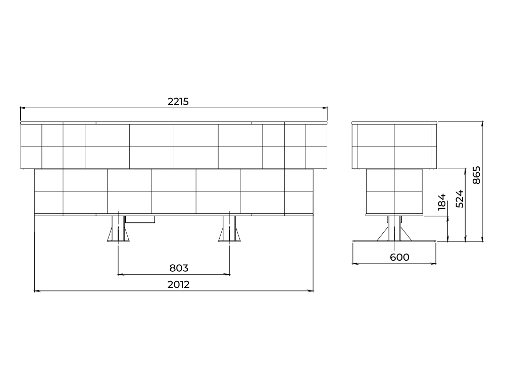 scheme panel oval two stage